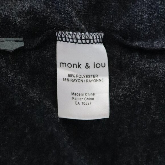 Monk & Lou Womens Sz Lrg Scoop Neck Stretch Pullover Short Sleeve T-Shirt - Picture 10 of 11